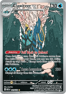 Single | Mega Evolution | Base Set | Clawitzer | 141/132 | ENG