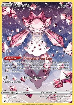Single | Sword & Shield | Crown Zenith | Diancie | GG13/GG70 | ENG