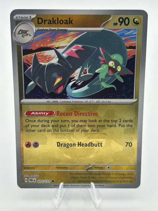Drakloak - Pokeball (Holo) | 72/131 | Prismatic Evolutions | Raw | NM
