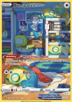 Single | Sword & Shield | Crown Zenith | Dunsparce | GG23/GG70 | ENG