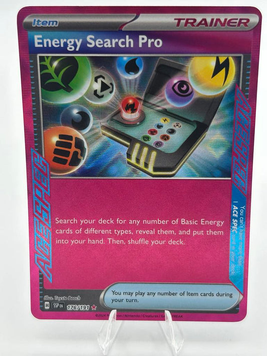 Energy Search Pro (Foil) | 176/191 | Surging Sparks | Raw | NM