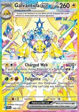 Single | Scarlet & Violet | Stellar Crown | 168/142 | Galvantula ex | ENG