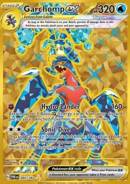 Single | Scarlet & Violet | Paradox Rift | 260/182 | Garchomp ex | ENG