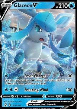 Single | Sword & Shield | Black Star Promo | Glaceon V | SWSH196 | ENG