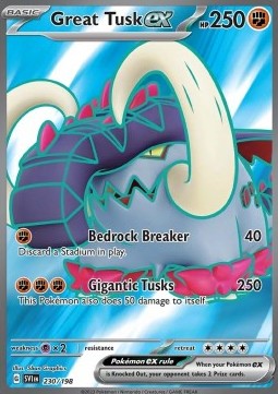 Single | Scarlet & Violet | Base Set | 230/198 | Great Tusk ex | ENG