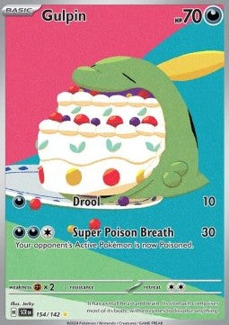 Single | Scarlet & Violet | Stellar Crown | 154/142 | Gulpin | ENG