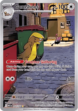 Single | Mega Evolution | Base Set | Gumshoos | 153/132 | ENG