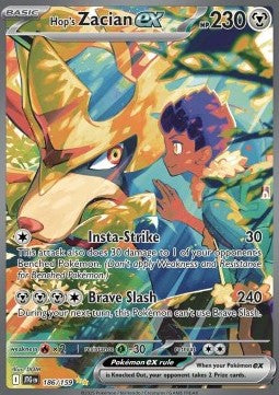 Single | Scarlet & Violet | Journey Together | 186/159 | Hop's Zacian ex | ENG