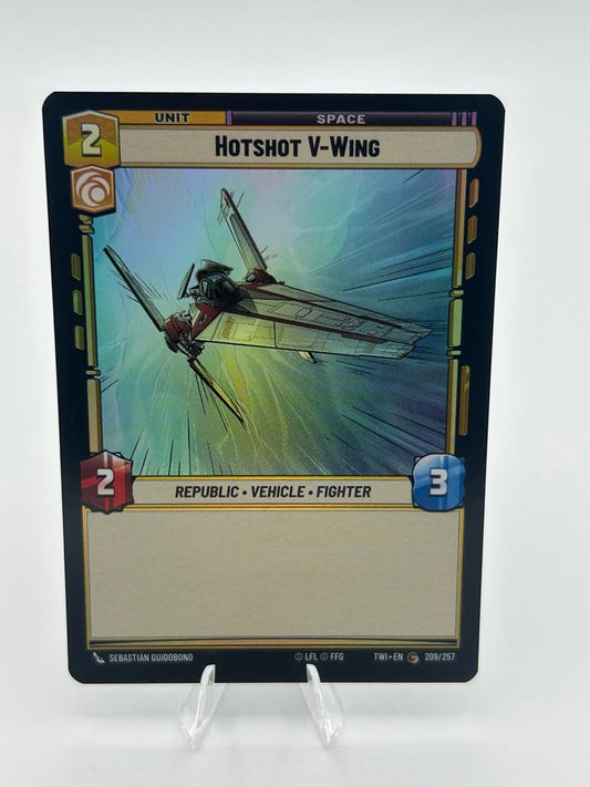 Hotshot V-Wing | Star Wars Unlimited | Twilight Of The Republic | Raw | NM
