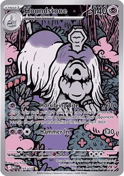 Single | Mega Evolution | Base Set | Houndstone | 145/132 | ENG