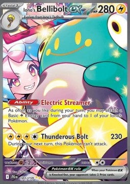 Single | Scarlet & Violet | Journey Together | 183/159 | Iono's Bellibolt ex | ENG