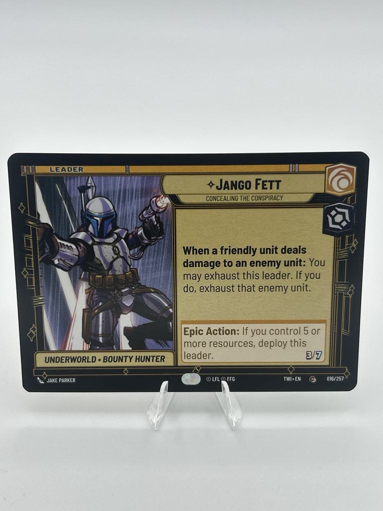 Jango Fett | Star Wars Unlimited | Twilight Of The Republic | Raw | NM