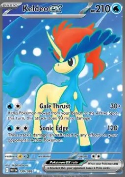 Single | Scarlet & Violet | White Flare | Keldeo ex | 159/086 | ENG