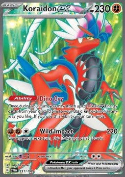 Single | Scarlet & Violet | Base Set | 231/198 | Koraidon ex | ENG
