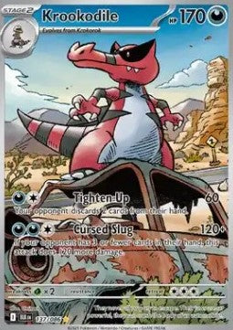 Single | Scarlet & Violet | Black Bolt | Krookodile | 137/086 | ENG