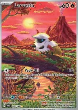 Single | Scarlet & Violet | Black Bolt | Larvesta | 099/086 | ENG