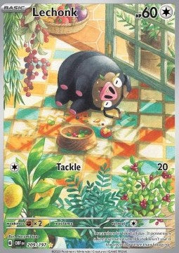 Single | Scarlet & Violet | Obsidian Flames | Lechonk | 209/197 | ENG