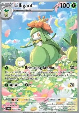 Single | Scarlet & Violet | Black Bolt | Lilligant | 092/086 | ENG
