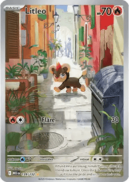 Single | Mega Evolution | Base Set | Litleo | 139/132 | ENG