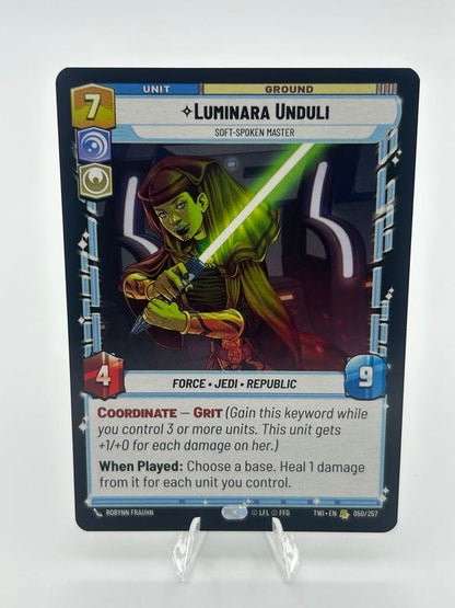 Luminara Unduli | Star Wars Unlimited | Twilight Of The Republic | Raw | NM