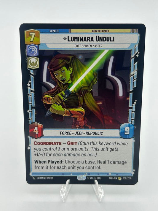 Luminara Unduli | Star Wars Unlimited | Twilight Of The Republic | Raw | NM