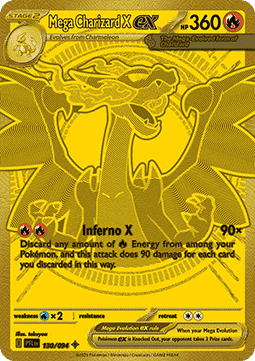 Single | Mega Evolution | Phantasmal Flames | 130/094 | Mega Charizard X ex | ENG