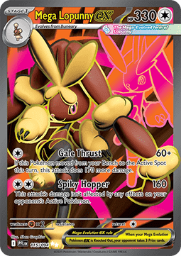 Single | Mega Evolution | Phantasmal Flames | Mega Lopunny ex | 115/094 | ENG