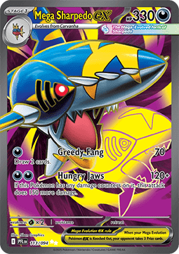 Single | Mega Evolution | Phantasmal Flames | Mega Sharpedo ex | 113/094 | ENG