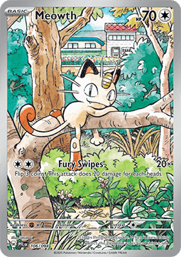 Single | Mega Evolution | Phantasmal Flames | 106/094 | Meowth | ENG