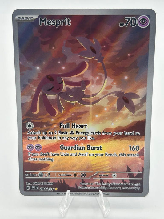 Mesprit (Holo) | 204/191 | Surging Sparks | Raw | NM