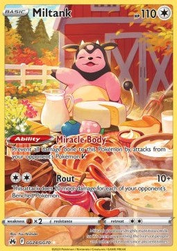 Single | Sword & Shield | Crown Zenith | Miltank | GG24/GG70 | ENG