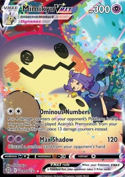 Single | Sword & Shield | Brilliant Stars | Mimikyu VMAX | TG17/TG30 | ENG
