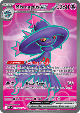 Single | Mega Evolution | Phantasmal Flames | 112/094 | Mismagius ex | ENG