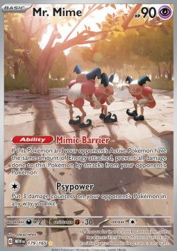 Single | Scarlet & Violet | 151 | Mr Mime | 179/165 | ENG