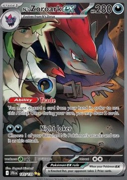 Single | Scarlet & Violet | Journey Together | 185/159 | N's Zoroark ex | ENG