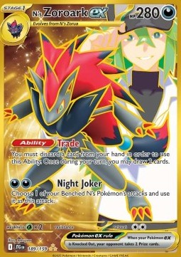 Single | Scarlet & Violet | Journey Together | 189/159 | N's Zoroark ex | ENG