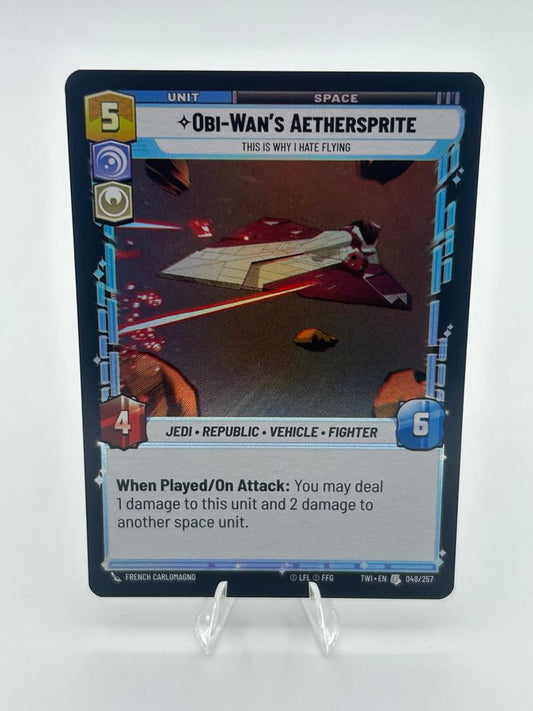 Obi-Wan's Aethersprite | Star Wars Unlimited | Twilight Of The Republic | Raw | NM