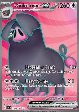 Single | Scarlet & Violet | Base Set | 234/198 | Oinkologne ex | ENG
