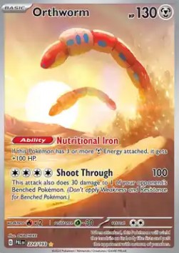 Single | Scarlet & Violet | Paldea Evolved | Orthworm | 224/193 | ENG