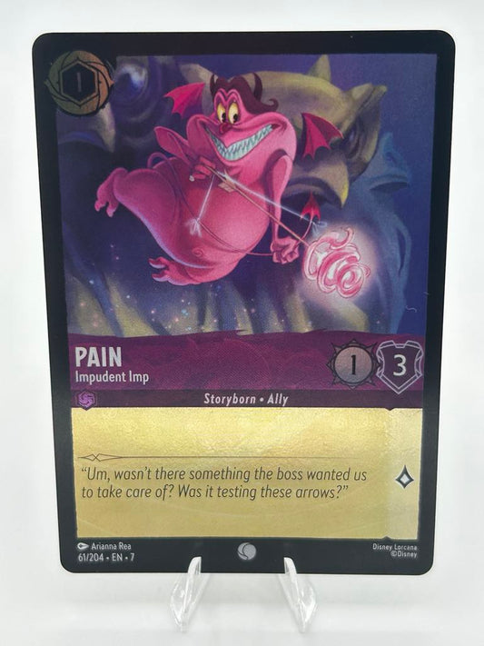 Pain (Foil) | Lorcana | Archazia's Island | Raw | NM
