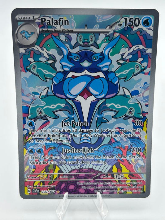 Palafin (Holo) | 200/197 | Obsidian Flame | Raw | NM
