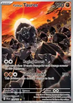 Single | Scarlet & Violet | Paldea Evolved | Paldean Tauros | 218/193 | ENG