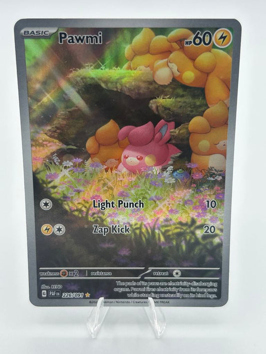 Pawmi (Holo) | 226/91 | Paldean Fates | Raw | NM