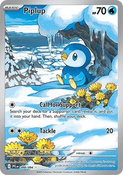 Single | Mega Evolution | Phantasmal Flames | 098/094 | Piplup | ENG