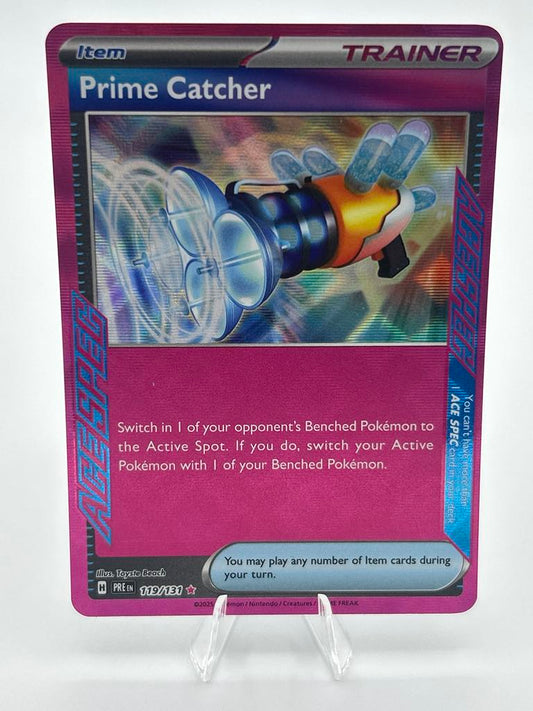 Prime Catcher (Foil) | 119/131 | Prismatic Evolutions | Raw | NM