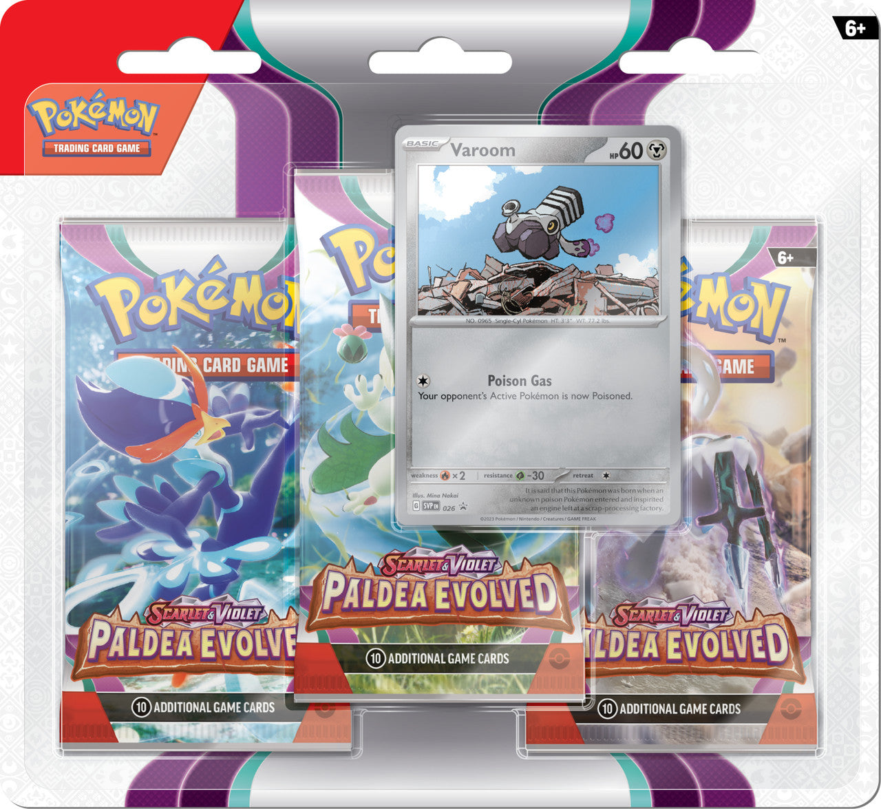 Triple Blister | Scarlet & Violet | Paldea Evolved | English | New