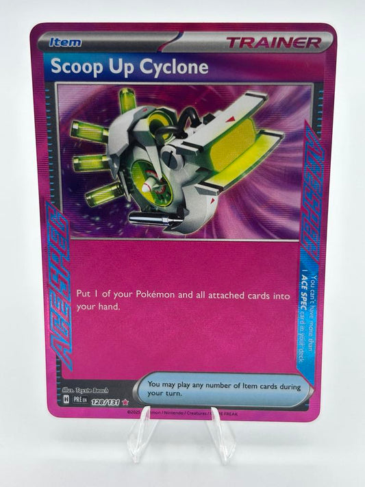 Scoop Up Cyclone (Foil) | 128/131 | Prismatic Evolutions | Raw | NM