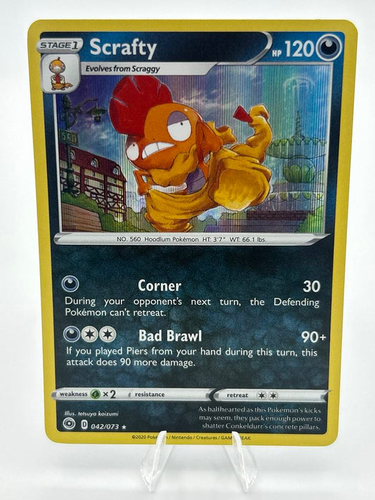 Scrafty (Holo) | 42/73 | Champion's Path | Raw | NM