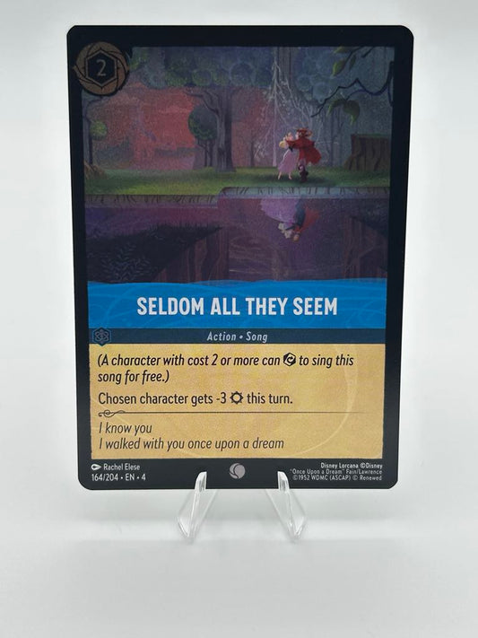 Seldom All They Seem (Foil) | Lorcana | Ursula's Return | Raw | NM