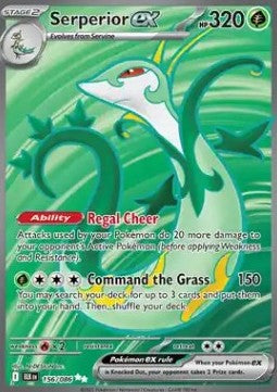 Single | Scarlet & Violet | Black Bolt | Serperior ex | 156/086 | ENG